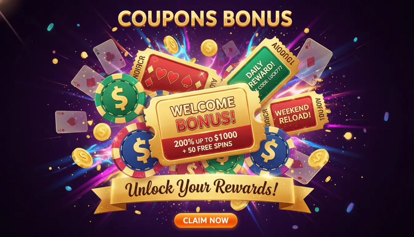 Lucky Treasure casino coupons