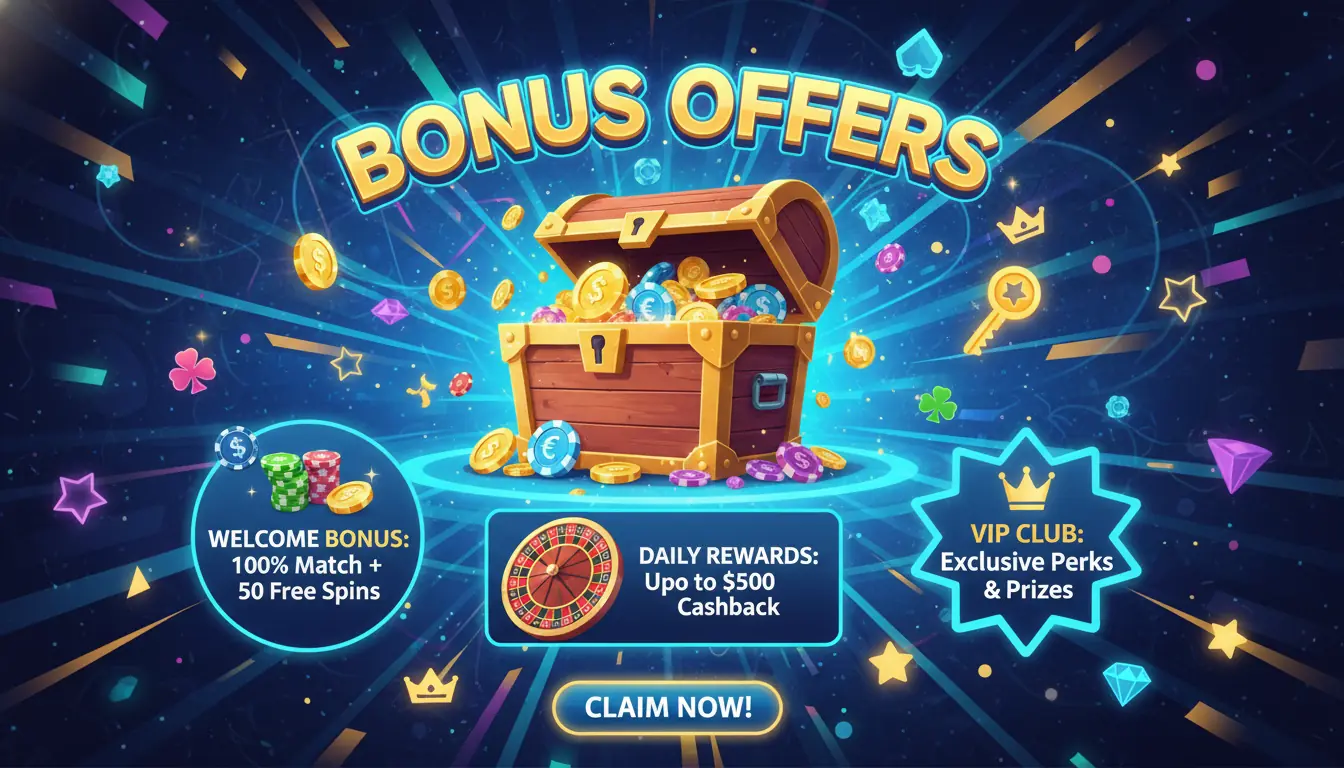 Lucky Treasure offres bonus
