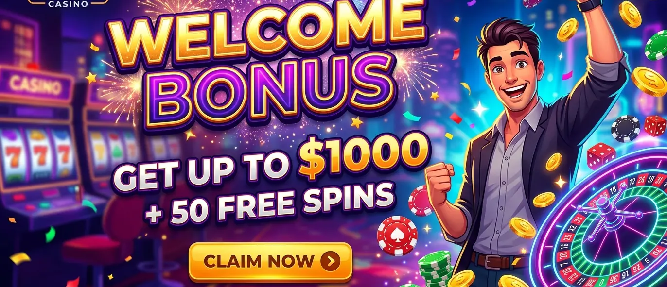 Lucky Treasure casino bonus de bienvenue